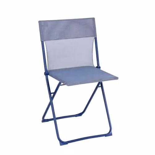Lafuma Klapstoel Chaise Balcony II Blau met Armleuningen B: 48 cm, D: 44 cm, H: 83 cm
