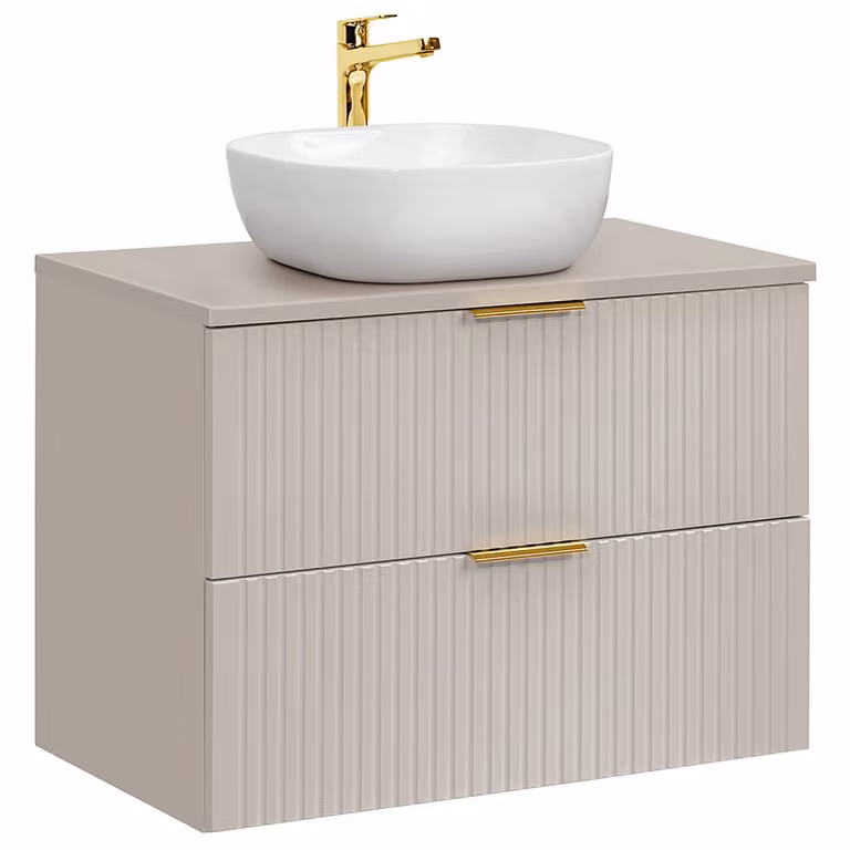 Lomadox Adelaide Wastafel in Kasjmier, Breedte: 80 cm