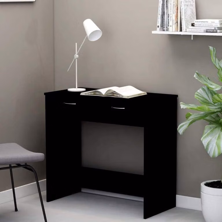 Ruimtebesparend bureau met lade voor thuiswerken, B/D/H: 80 x 40 x 75 cm