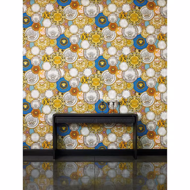 home24 Behang De Sterren van de Zee blauw/goudkleurig B: 70 cm, L: 1005 cm