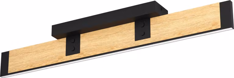 Eglo Caminarro Stars of Light Houten plafondlamp - Zwart/Bruin - LED 3240 lm - 3000 K