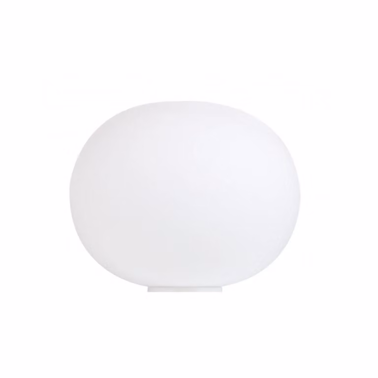 Flos Glo-Ball Basic Zero Tafellamp met Switch - Wit - Glas