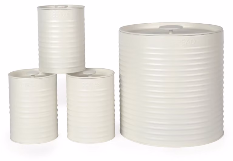 Russell Hobbs ribbelset voor het aanrecht, 4-delig, bestaande uit 3 opbergdozen en een broodtrommel