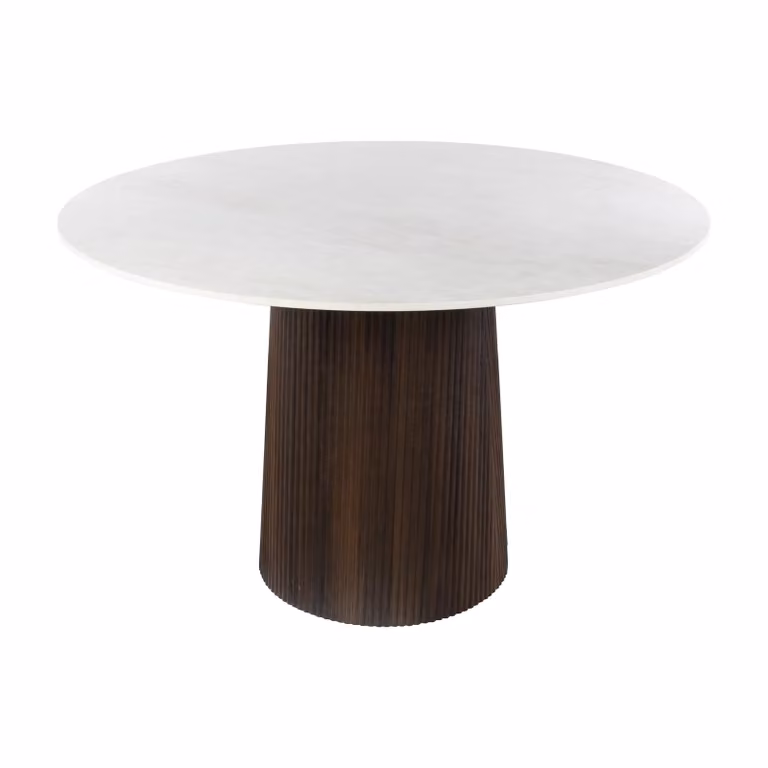 Nest of Nora Eettafel Telo - Rond - Keramiek Taj Mahal - ø120 cm