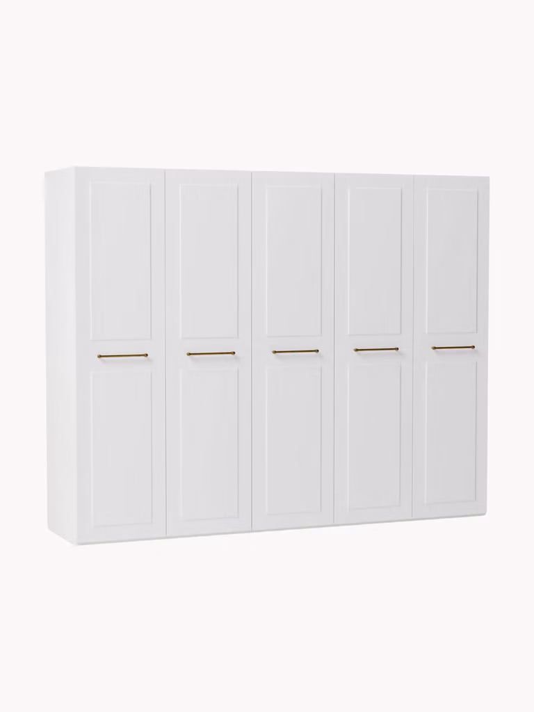 Westwing Collection Modulaire draaideurkast Charlotte, hout, Breedte: 250 cm, Hoogte: 200 cm