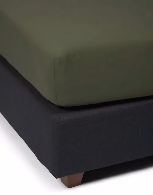 Essenza The Perfect Organic Jersey Hoeslaken voor volwassenen - Forest green