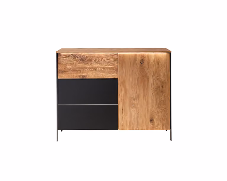 Houten combi-commode Brooklyn II van Bedroomshop