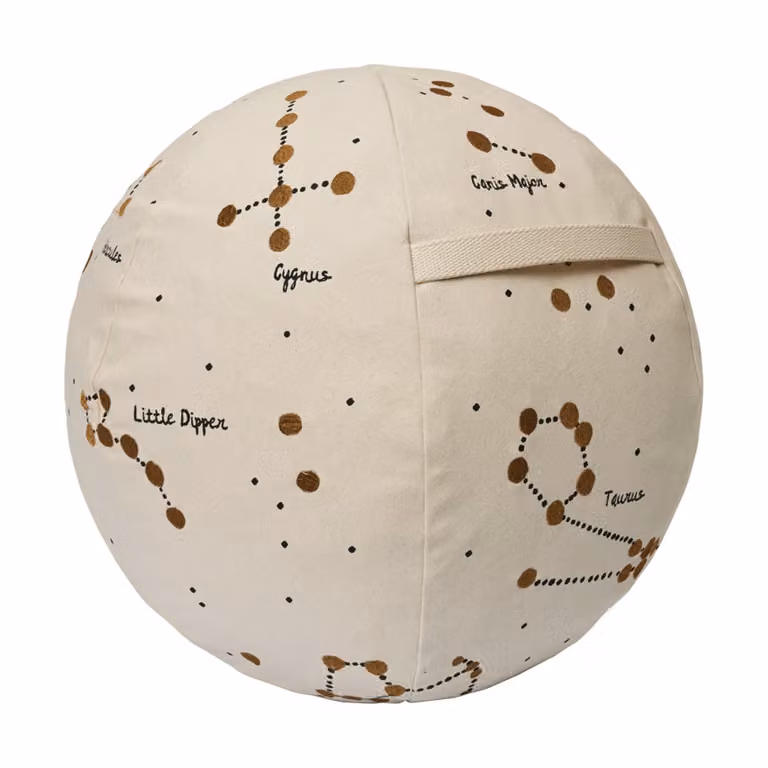 Ferm Living Constellation Soft Body zitpoef Ongekleurd, Ø50 cm