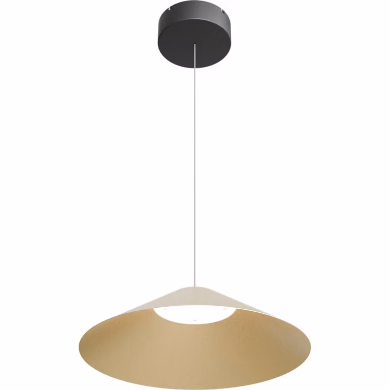 Masterlight Ceppo Design Hanglamp - Zwart en Goud - Ø 45 cm