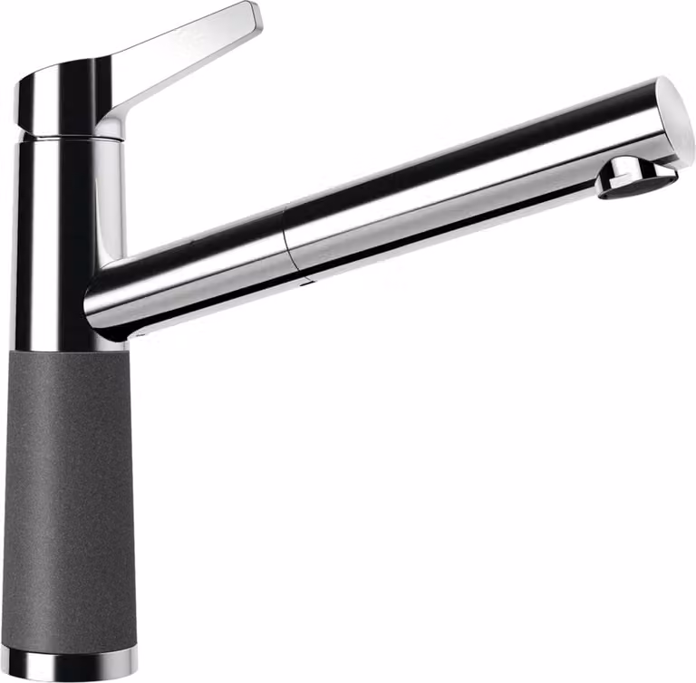 Schock drukarmatuur SC-510 in Stone met doucheuitloop en CRISTADUR