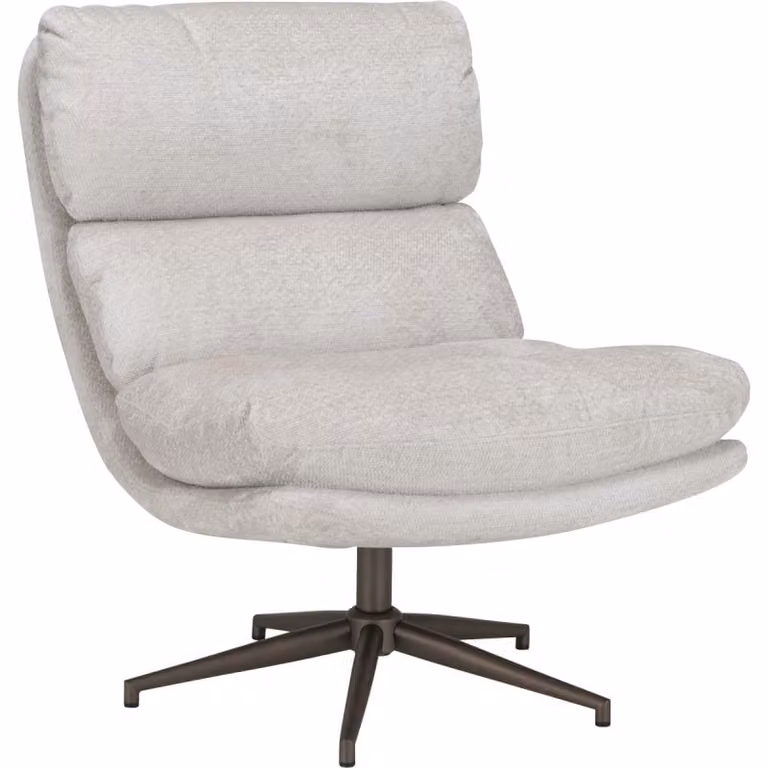 Draaifauteuil Ledger Naturel voor volwassenen