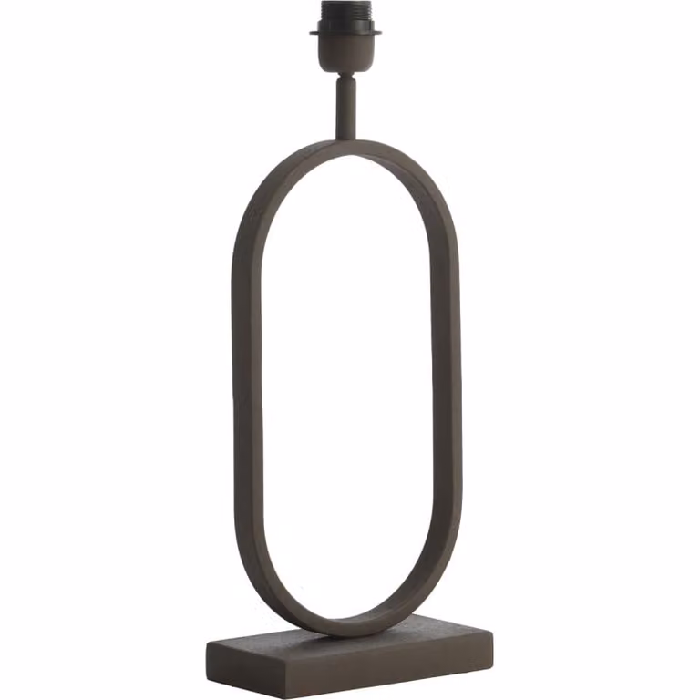 Light & Living Jamiri tafellampvoet bruin B: 20 cm, D: 10 cm, H: 45 cm