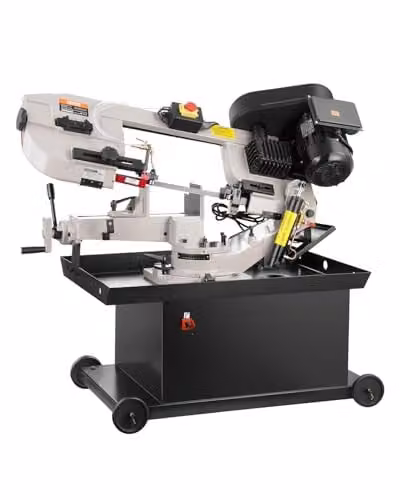 VEVOR Horizontale metaallintzaag met 1,1 kW motor, zwart, voor metaal, hout en kunststof