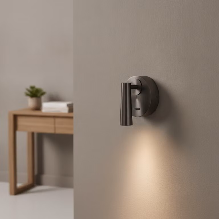 Lyora Tico Wandlamp Zilver Aluminium met LED