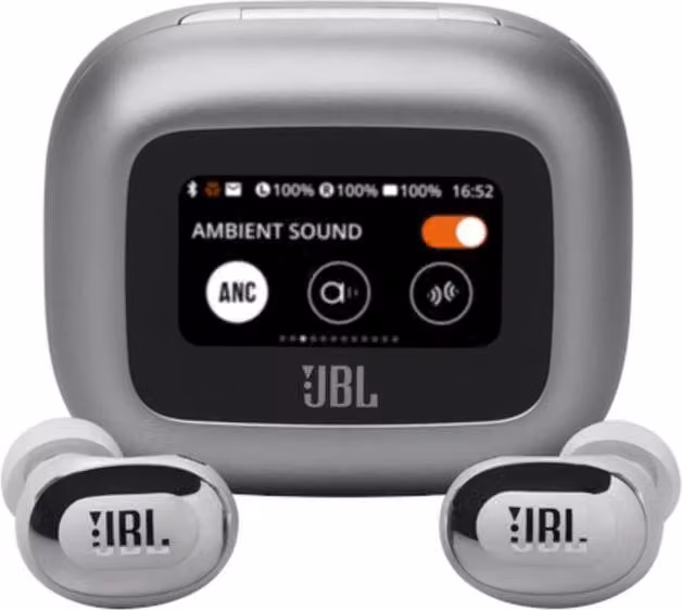 JBL Live Buds 3 draadloze in-ear oordopjes met Bluetooth, zilver