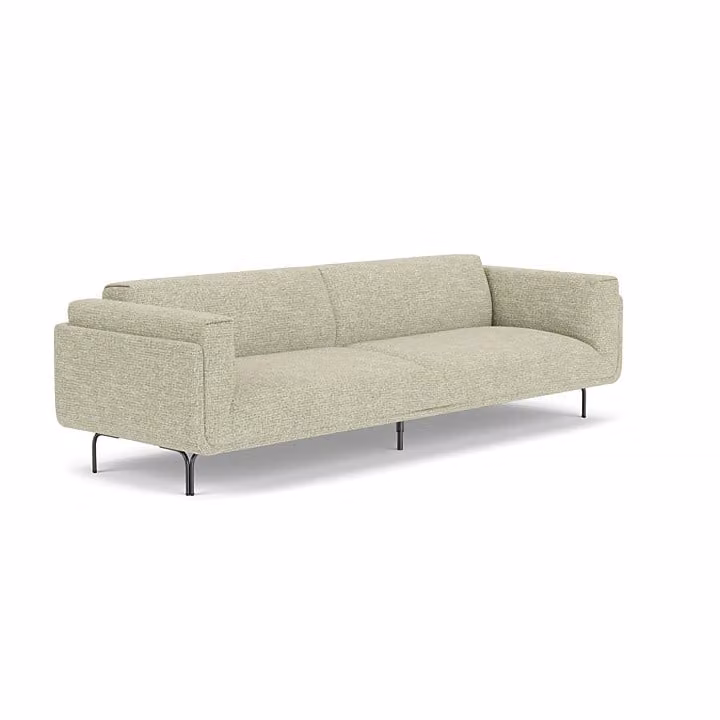 Prominent Fiji 3,5-Zitsbank - Groen/Beige - Stof - Modern