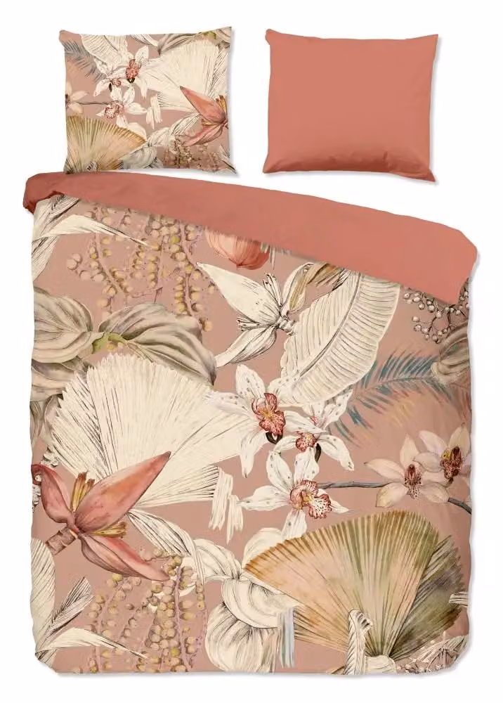 Pure Dekbedovertrek Ramani - Roze - 240 x 220 cm - 100% Polyester