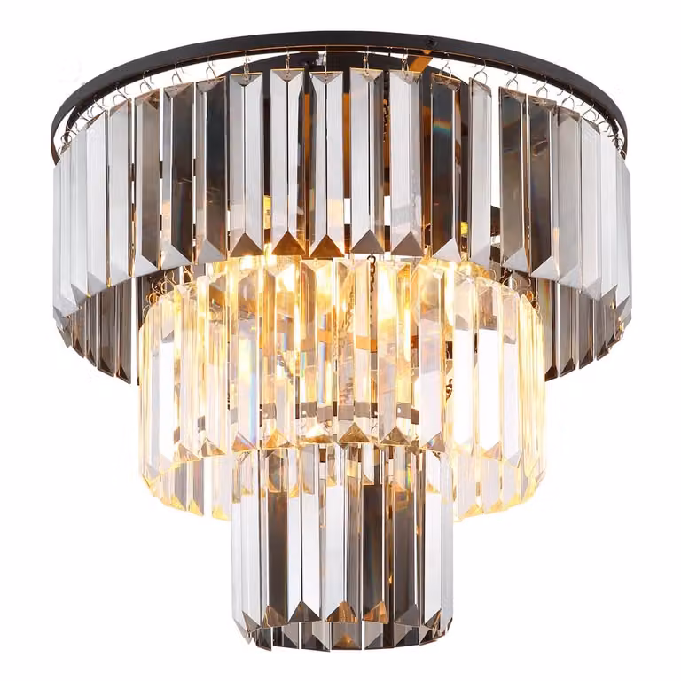 Globo Naxis Plafondlamp, Zwart, Diameter: 40 cm