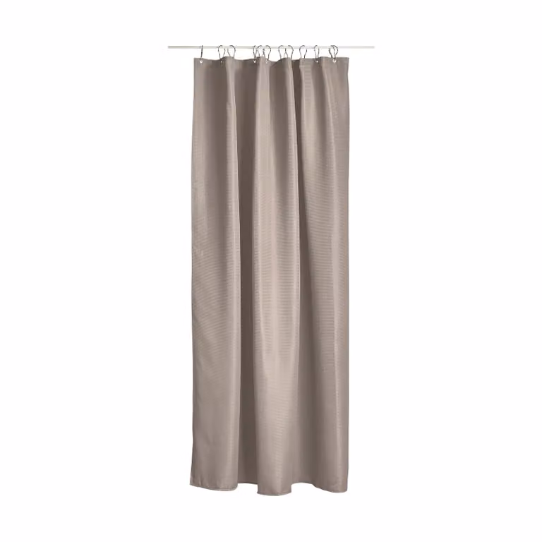 Zone Denmark Lux douchegordijn Taupe, 180 x 220 cm