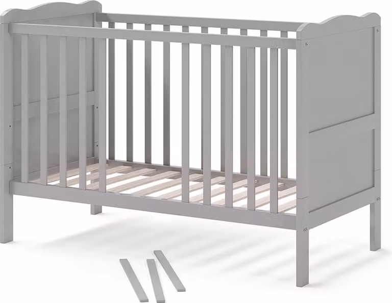 Vitalispa Tobi Babybed Grijs 60 x 120 cm