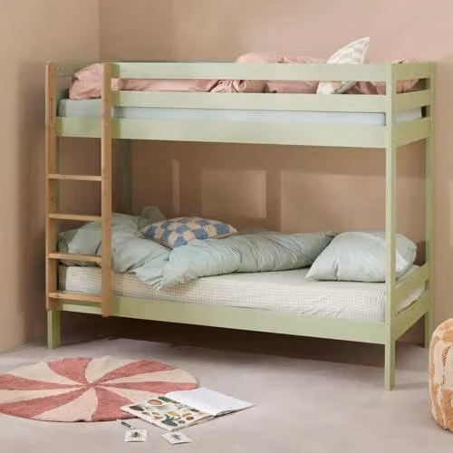 NOUS Kids Maddy kinderstapelbed van hout, 90 x 200 cm