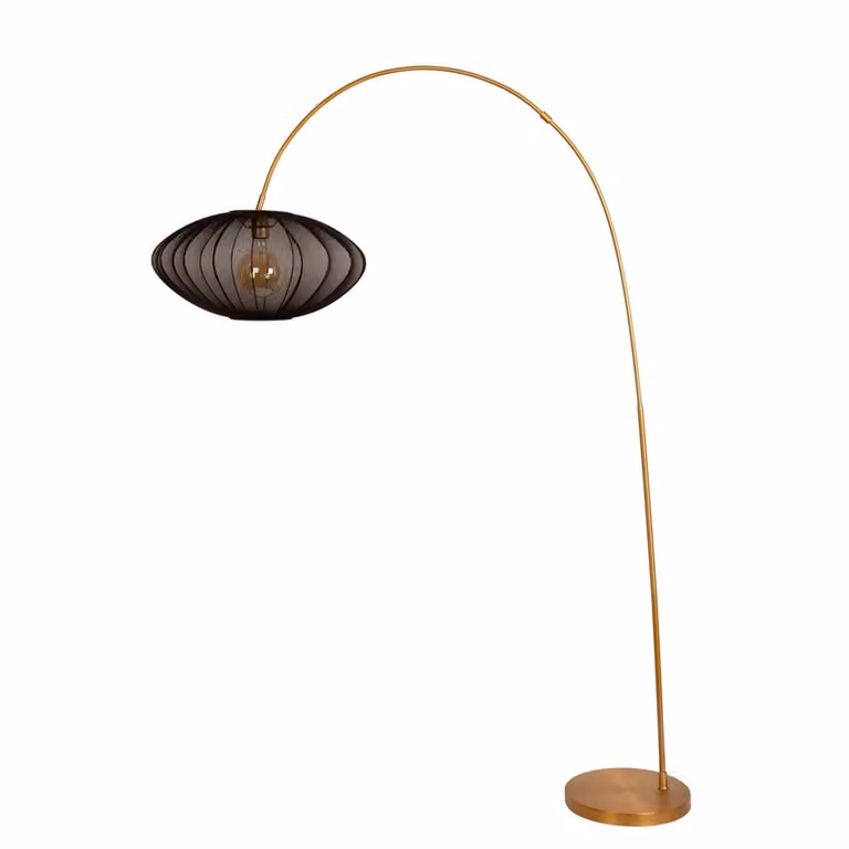 Lucide Corina Booglamp Zwart