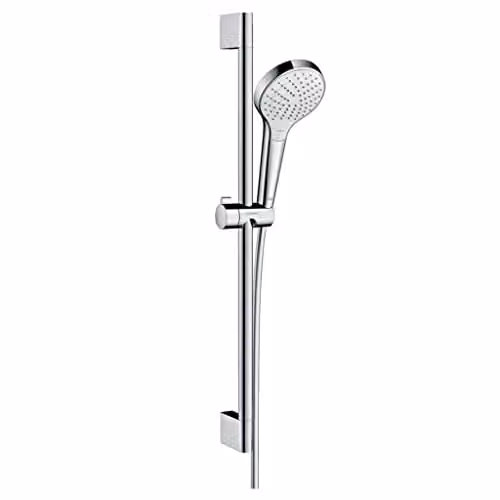 Hansgrohe Croma Select S Vario doucheset met Unica glijstang 65 cm wit/chroom