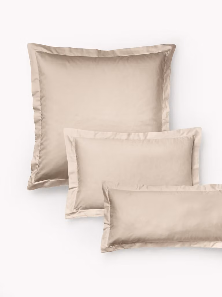Westwing Collection Katoensatijnen kussenhoes Premium voor volwassenen