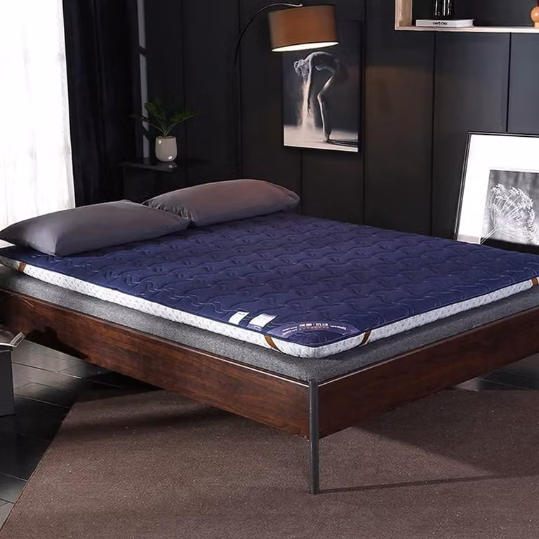 Matras Topper Vloermatras met Antislip Bodem - Effen Kleur - 180 x 200 cm