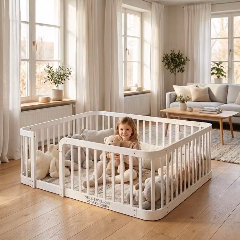 Modulaire babybox Wit - 140 x 200 cm