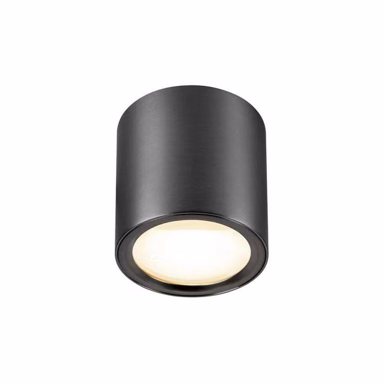 SLV Oculus opbouwspot brons rond aluminium