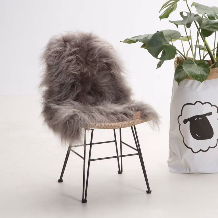 Sheepy® Àshly Schapenvacht Grijs S (90-100cm)
