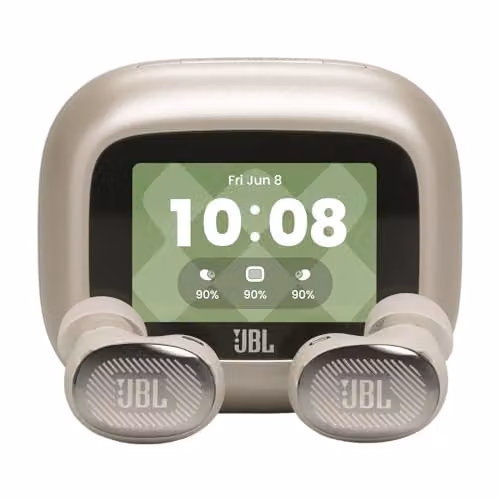 JBL Live Buds 4 Draadloze In-ear Oordopjes met Bluetooth, Goud/Beige