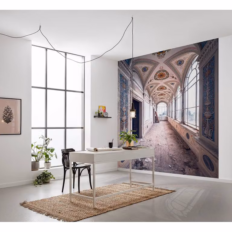 home24 Vlies-fotobehang Glasflur, Mural, 200 x 280 cm