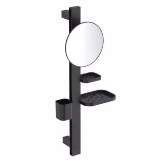 Ideal Standard Alu+ Beauty Bar accessoire-combinatie S700 met spiegel, diameter 20 cm