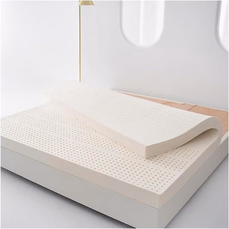 Natuurlijke latex matras topper voor volwassenen B/D: 160 x 70 cm