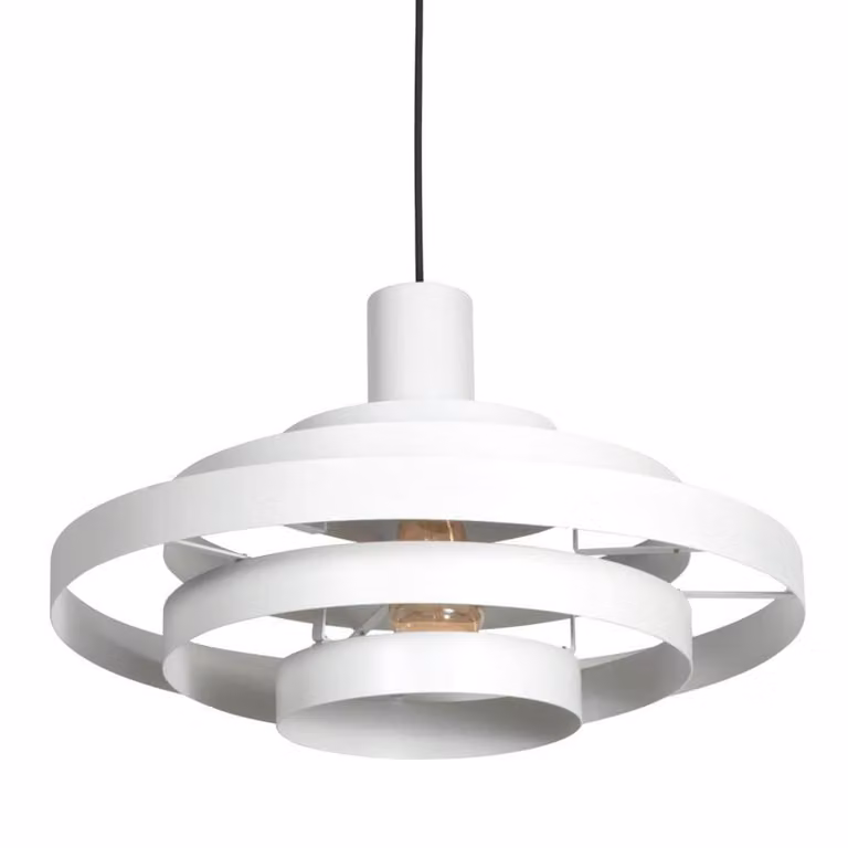 Steinhauer Design hanglamp Halo Cirque wit Ø 50cm