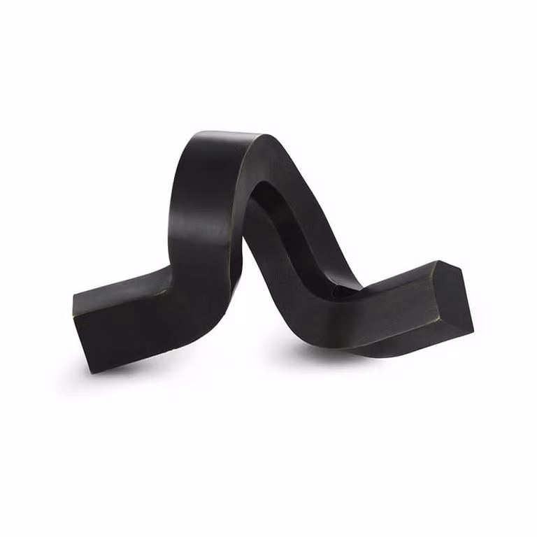 Normann Copenhagen Crooked kandelaar Bronze voor stompkaarsen
