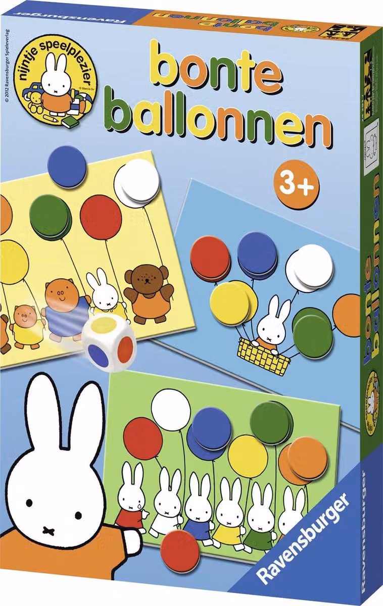 Ravensburger Nijntje Bonte Ballonnen Educatief Leerspel