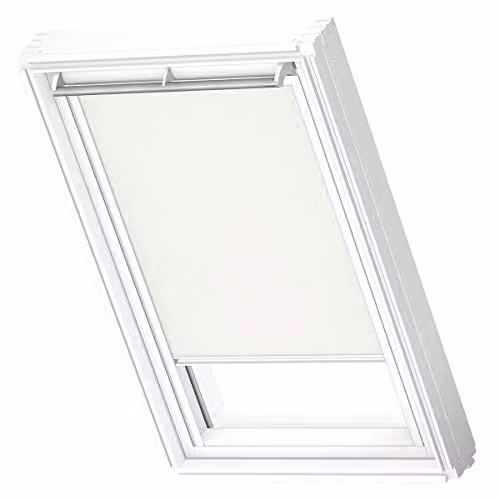 VELUX Lichtdoorlatend Rolgordijn RFL met Witte Geleiders, Wit, M06
