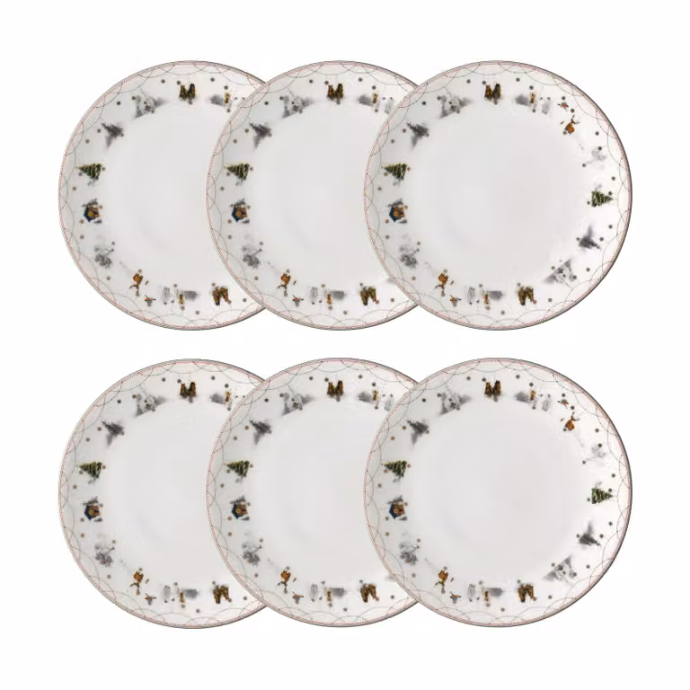 Wik & Walsøe Julemorgen bord 6-pack Ø28 cm