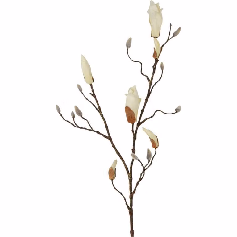 Kunstbloem Magnoliaknop van Budget Home Store
