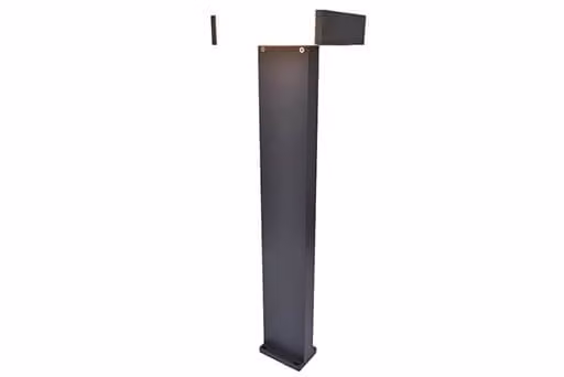 Lutec Conroy Design padverlichting zwart aluminium voor in de tuin