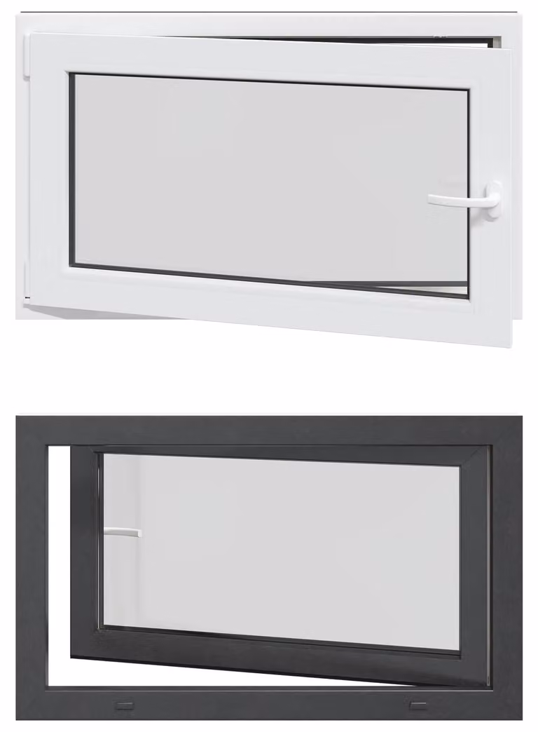 vidaXL Kipp- en draaikraam voor kelder, model RISOR, B: 100 cm, D: 50 cm