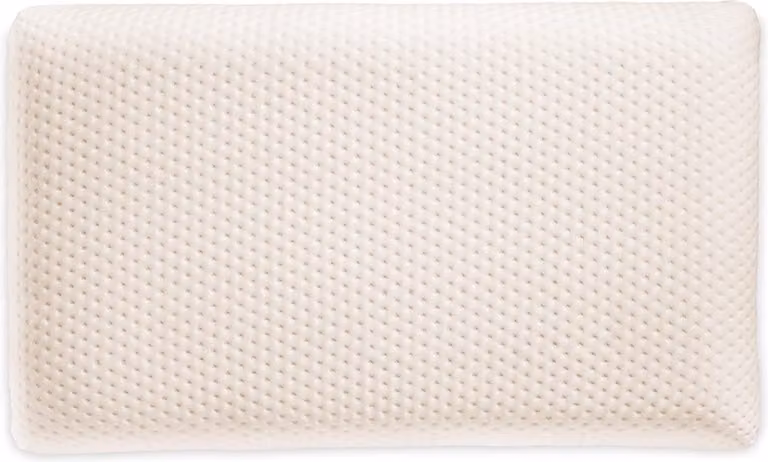 Luxe wit met microfibre en memory foam hoofdkussen voor volwassenen met afneembare hoes