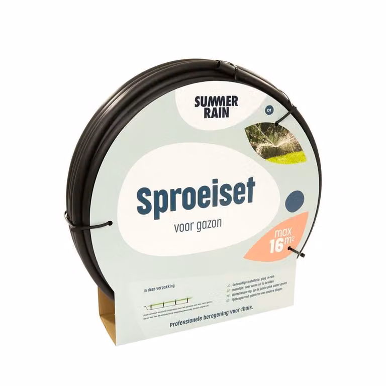 Summerrain sproeiset voor 16m² gazon