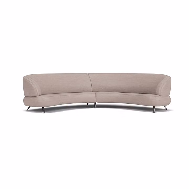Prominent Hoekbank Miami - Beige - Stof - L-vormig