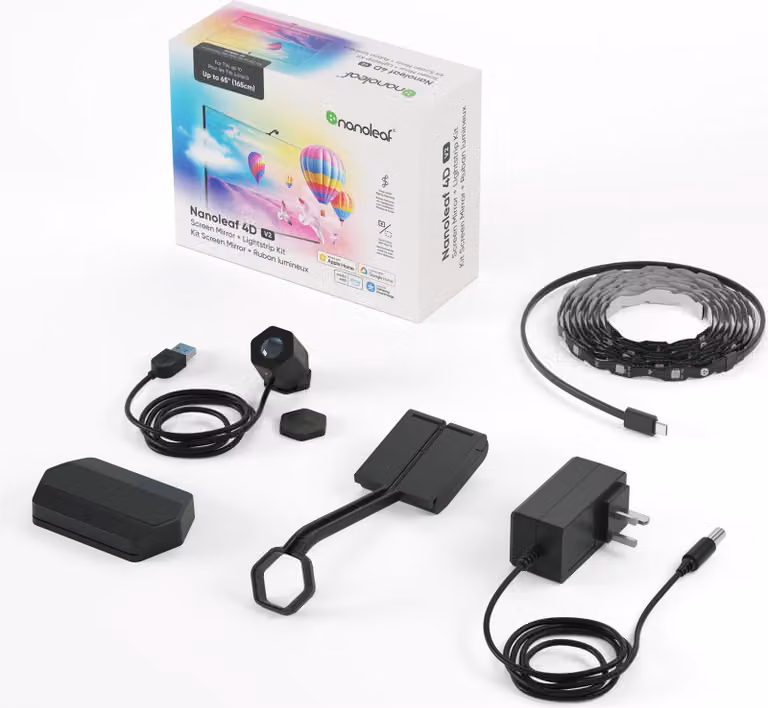 Nanoleaf 4D V2 Schermspiegel- en Lichtstripset voor 65-165 cm