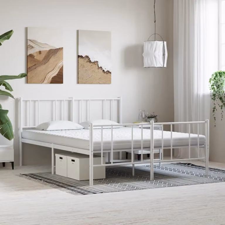 vidaXL Schuimmatras met 7 zones, wit, 180 x 200 cm, visco-elastisch schuim