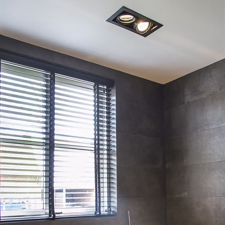 Qazqa Set van 12 Inbouwspots zwart LED verstelbaar en dimbaar G53